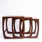 Quadrille Nesting Tables in Teak attributed to G-Plan, 1980s, Set of 3, Image 9