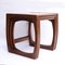 Quadrille Nesting Tables in Teak attributed to G-Plan, 1980s, Set of 3 7