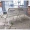 Early 20th Century White Iron Strapwork and Slatted Wooden Garden Bench, 1910s 10