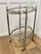 Vintage Art Deco Silver Drinks Trolley with Glass Tray, 1940s 11