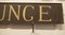Large 19th Century Wooden Painted Lounge Sign, 1900s 5