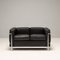 Lc2 Grand Comfort 2-Seater Sofa and Armchairs in Leather attributed to Le Corbusier, 1980s, Set of 3 10