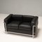 Lc2 Grand Comfort 2-Sitzer Sofa und Sessel aus Leder von Le Corbusier, 1980er, 3er Set 9