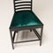Ash & Petroleum Velvet Hill House 1 Chair attributed to Charles Rennie Mackintosh for Cassina, 1980s 10