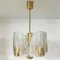 Clear Ice Glass Chandelier in the style of Fagerlund, 1960s 2