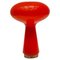 Carlo Nason zugeschriebene Orange Mushroom Murano Glas Tischlampe für Mazzega, 1966 2