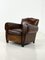 Art Deco Armchair in Leather, Image 2