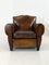 Art Deco Armchair in Leather 1