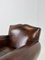 Art Deco Armchair in Leather 4