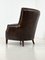 Vintage Armchair in Brown Leather, Image 6