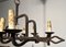 Wrought Iron Chandelier, 1940s 6