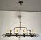 Wrought Iron Chandelier, 1940s 1