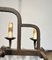 Lámpara de araña de hierro forjado, años 40, Imagen 7