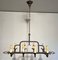 Wrought Iron Chandelier, 1940s 2