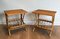 Rattan Magazine Holders, 1950s, Set of 2 1