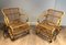 Fauteuils en Rotin, 1950s, Set de 2 1