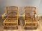 Fauteuils en Rotin, 1950s, Set de 2 3