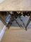 Mid-Century French Wrought Iron Table with Leaf Decoration 13