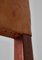 Dining Chairs in Leather and Teak by Ernst Kühn for Lysberg, Hansen & Therp, 1940s, Set of 6, Image 10