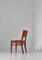 Dining Chairs in Leather and Teak by Ernst Kühn for Lysberg, Hansen & Therp, 1940s, Set of 6, Image 6