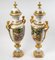 Large Porcelain and Gilt Bronze Vases, Set of 2 10