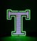 Letter T Graphics Lamp by Circu 3