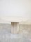 Italian Round Travertine Dining Table, 1970s 7