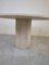 Italian Round Travertine Dining Table, 1970s, Image 8