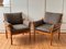 Danish Teak Lounge Chairs by Illum Wikkelsø, 1960s, Set of 2, Image 1