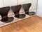 Danish Dining Chairs by Arne Jacobsen for Fritz Hansen, 1960s, Set of 4 7