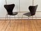 Danish Dining Chairs by Arne Jacobsen for Fritz Hansen, 1960s, Set of 4 2