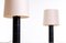 Black Leather Table Lamps attributed to Bergboms, Sweden, 1960s, Set of 2 7