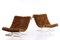 Formula Lounge Chairs attributed to Ruud Ekstrand & Christer Norman, Sweden, 1970s, Set of 2 3