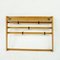 Mid-Century Austrian Beechwood and Blackened Brass Wall Coat Rack attributed to Carl Auböck, 1950s 7