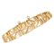 18 Karat Yellow Gold Filigree Links Bracelet, 1960s 1