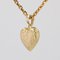 Modern 18 Karat Yellow Gold Heart-Shaped Domed Pendant 6