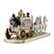 Porcelain Group of the Wedding Carriage of Napoleon Bonaparte, Saxony, Germany 4