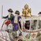 Gruppo in porcellana della Carrozza nuziale di Napoleone Bonaparte, Sassonia, Germania, Immagine 9