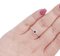 18 Karat White Gold Ring with Ruby and Diamonds 5