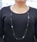 Collier en Or Rose et Argent avec Turquoise, Onyx et Diamants, 1950s 5