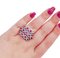 18 Karat White Gold Band Ring with Rubies and Diamonds 5