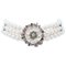 Collar de perlas, esmeraldas, zafiros, iolita, piedras y diamantes, años 60, Imagen 1