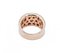 18 Karat Rose Gold Band Ring with Diamonds 3
