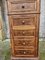 Vintage French Nightstand in Marble & Walnut, 1940s 6