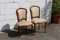 Vintage French Wooden Dining Chairs, 1950s, Set of 2 3