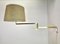 Minimalist Swing Arm Brass Wall Light in the style of Stilnovo, Italy, 1960s, Image 16