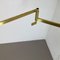 Lámpara de pared minimalista de latón con brazo articulado al estilo de Stilnovo, Italia, años 60, Imagen 14