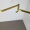 Minimalist Swing Arm Brass Wall Light in the style of Stilnovo, Italy, 1960s 14