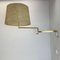 Minimalist Swing Arm Brass Wall Light in the style of Stilnovo, Italy, 1960s 2