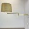 Minimalist Swing Arm Brass Wall Light in the style of Stilnovo, Italy, 1960s, Image 4